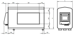 Размеры туннельного металлодетектора METRON 05 CI