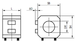 Размеры гравитационного металлодетектора METRON 05 CR