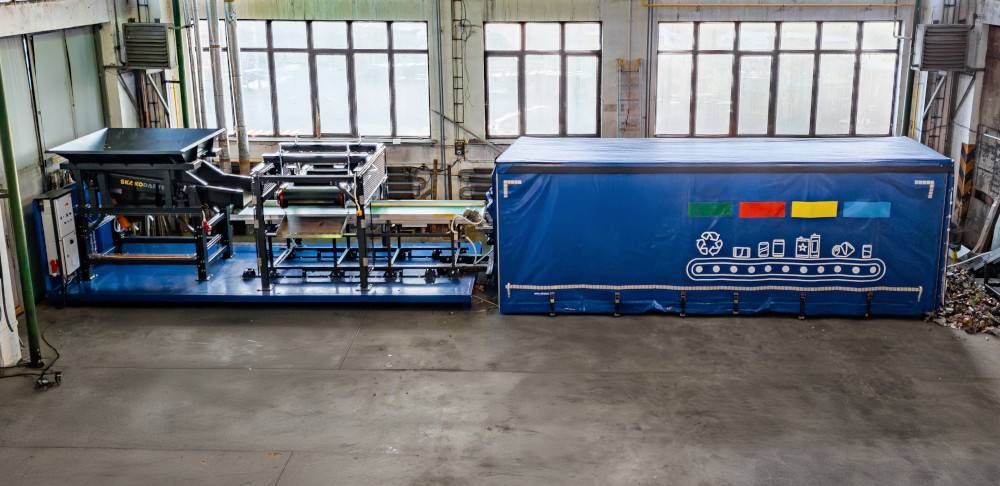 Мобильная линия сортировки