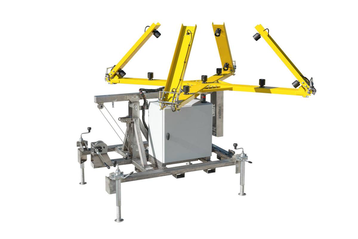 Мобильный светосигнальный крест FIREFLY для обозначения закрытия летной полосы