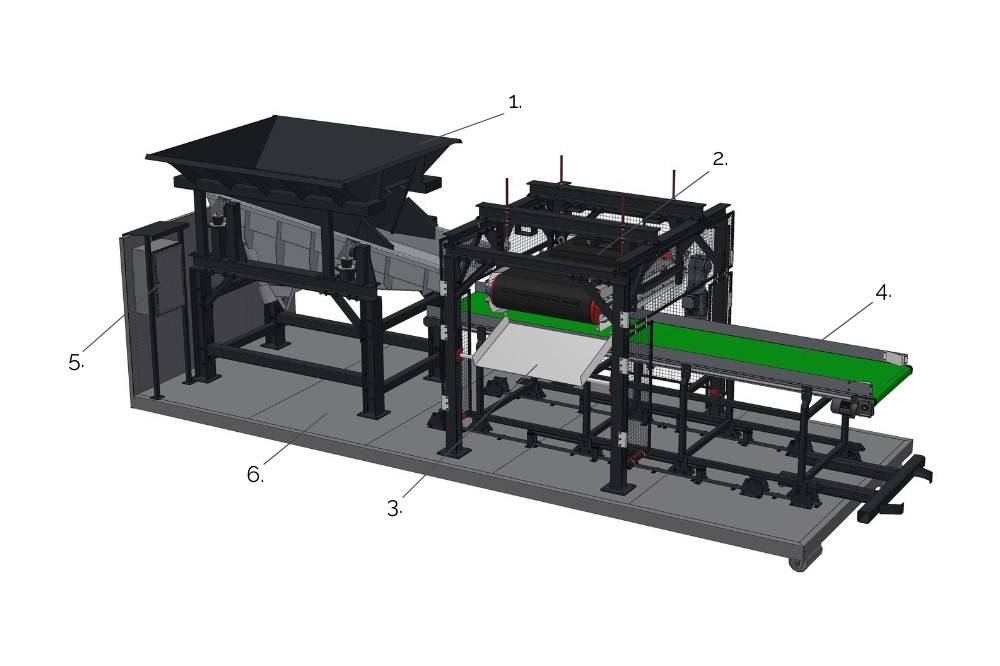 Мобильная сортировочная линия – модуль 1