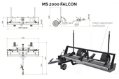 Магнитный подборщик MS 2000 FALCON для аэродромов и неукрепленных поверхностей