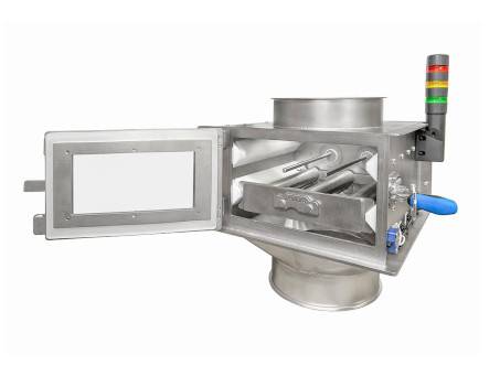 Корпусные решетчатые магнитные сепараторы с сигнализацией заполнения MSS-MC ALARM