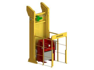 Подъемник-опрокидыватель