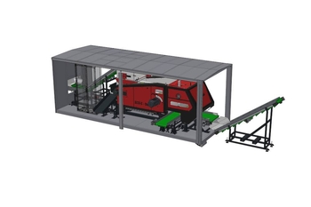 3D-модель линии сортировки