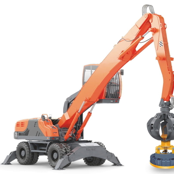 Подъёмный электромагнит для металлолома EMG-SM – круглый магнит для металлолома